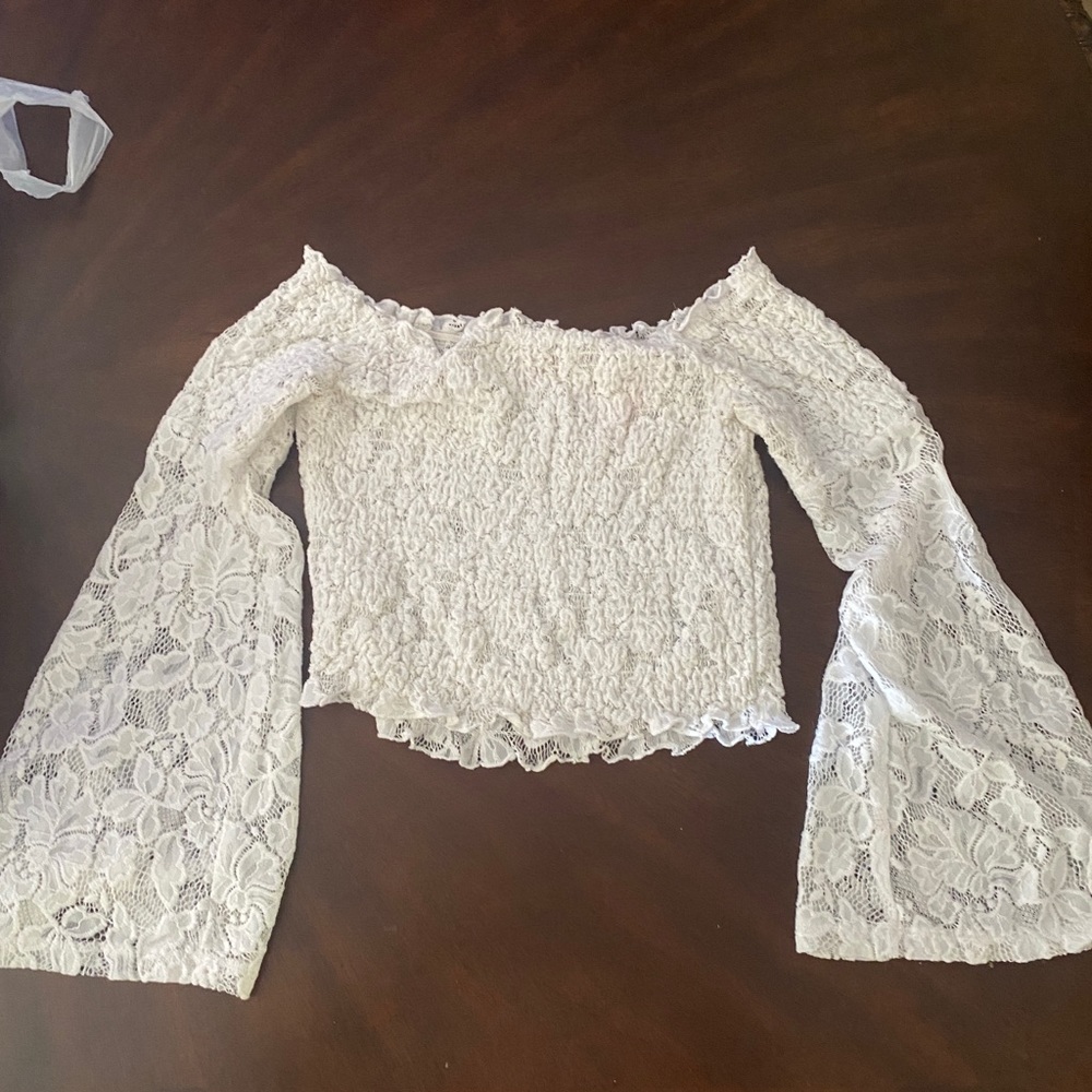 Guess Crop Top White